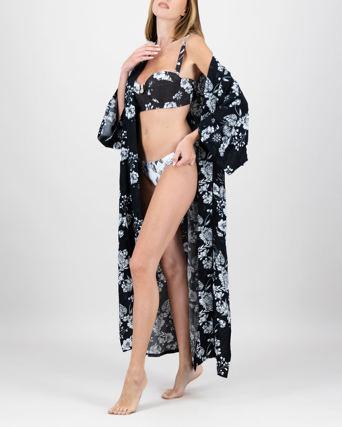 KAFTAN DIONE TROPICAL DARK