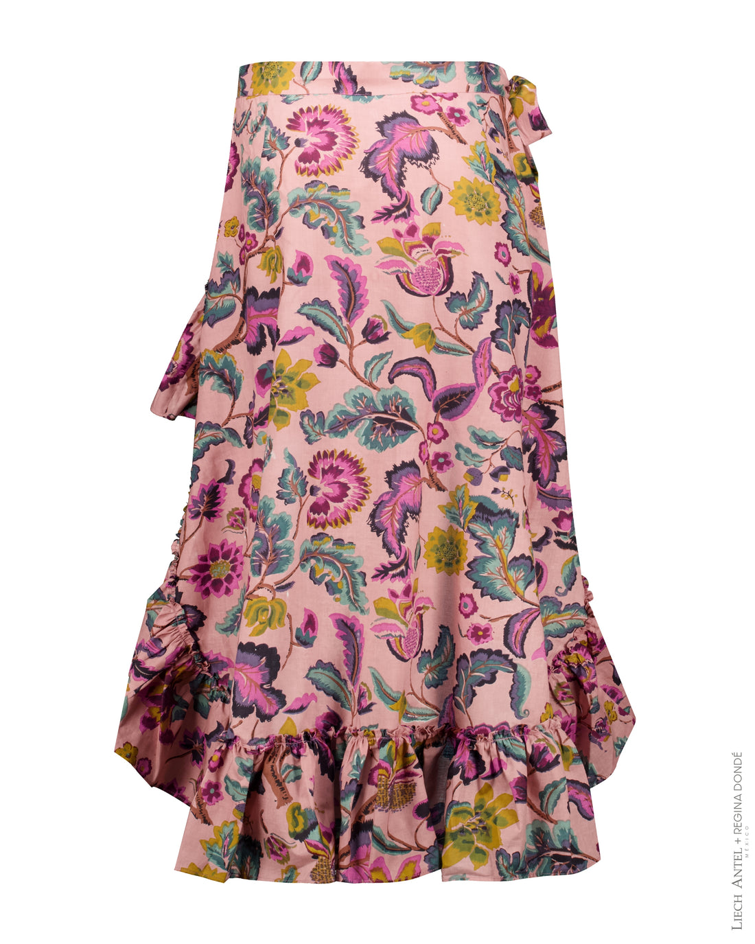 FALDA ENVOLVENTE PRINT KIOTO ROSA