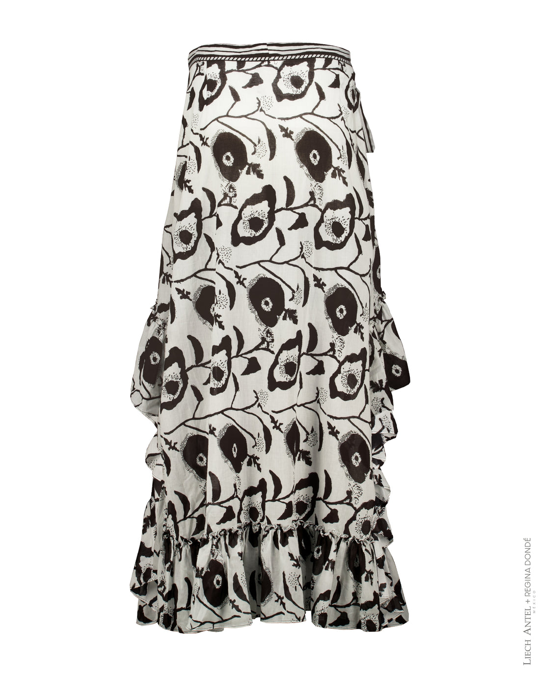 FALDA ENVOLVENTE PRINT FLORES JAPON