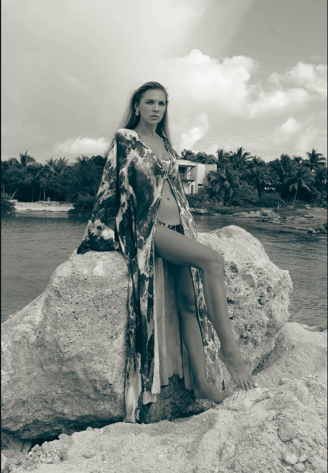 KAFTAN MARIPOSA OLAS SALVAJES